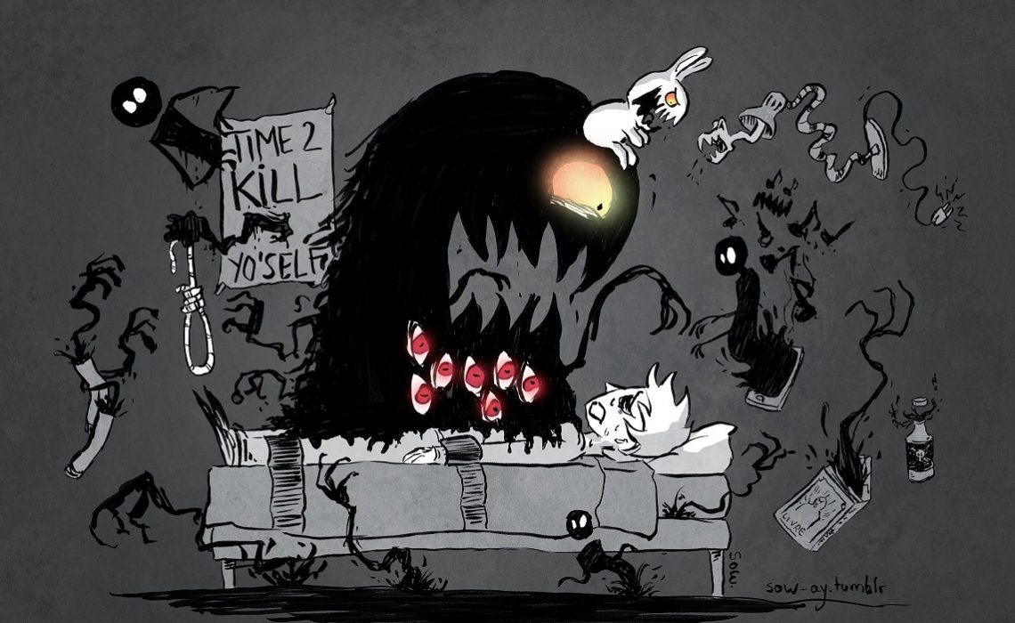Meet The Mental Demons Fighter Who Captures Depression Through Comics! ⋆