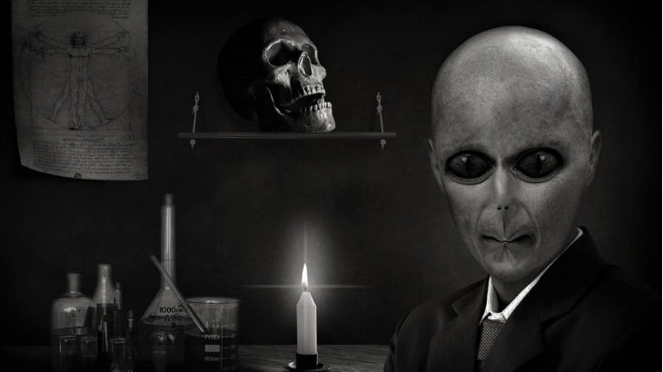 alien man conspiracy theory